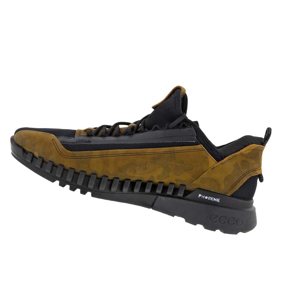 Men's Ecco Zipflex Sneakers Brown / Black | SG 668XYU